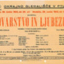 Plakat predstave Kovarstvo in ljubezen Okrajnega gledališča v Ptuju, 1951/52. slika 4