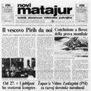 Novi Matajur (20.06.1991, letnik 18, &#x161;tevilka 22)