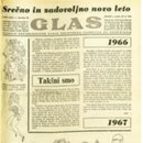Glas (30.12.1966, letnik 19, &#x161;tevilka 98)